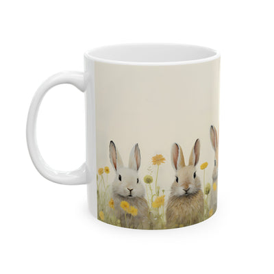 Artistic Mug - Felted Bunnies 4