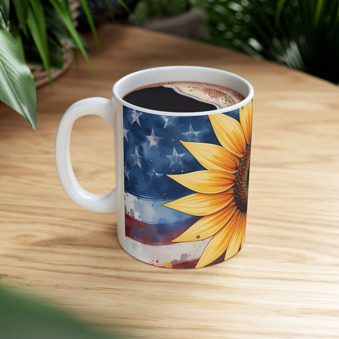 Artistic Mug - American Sunflower