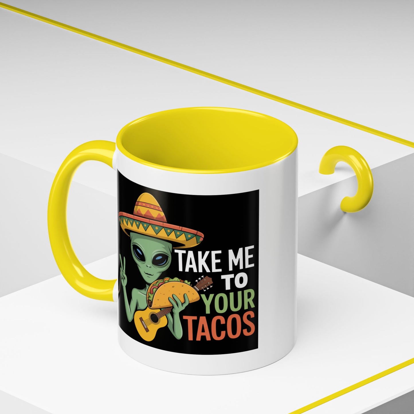 Alien Mug - Take Me To Your Tacos