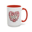 Mother's Day Mug - Love You Mom Retro Heart