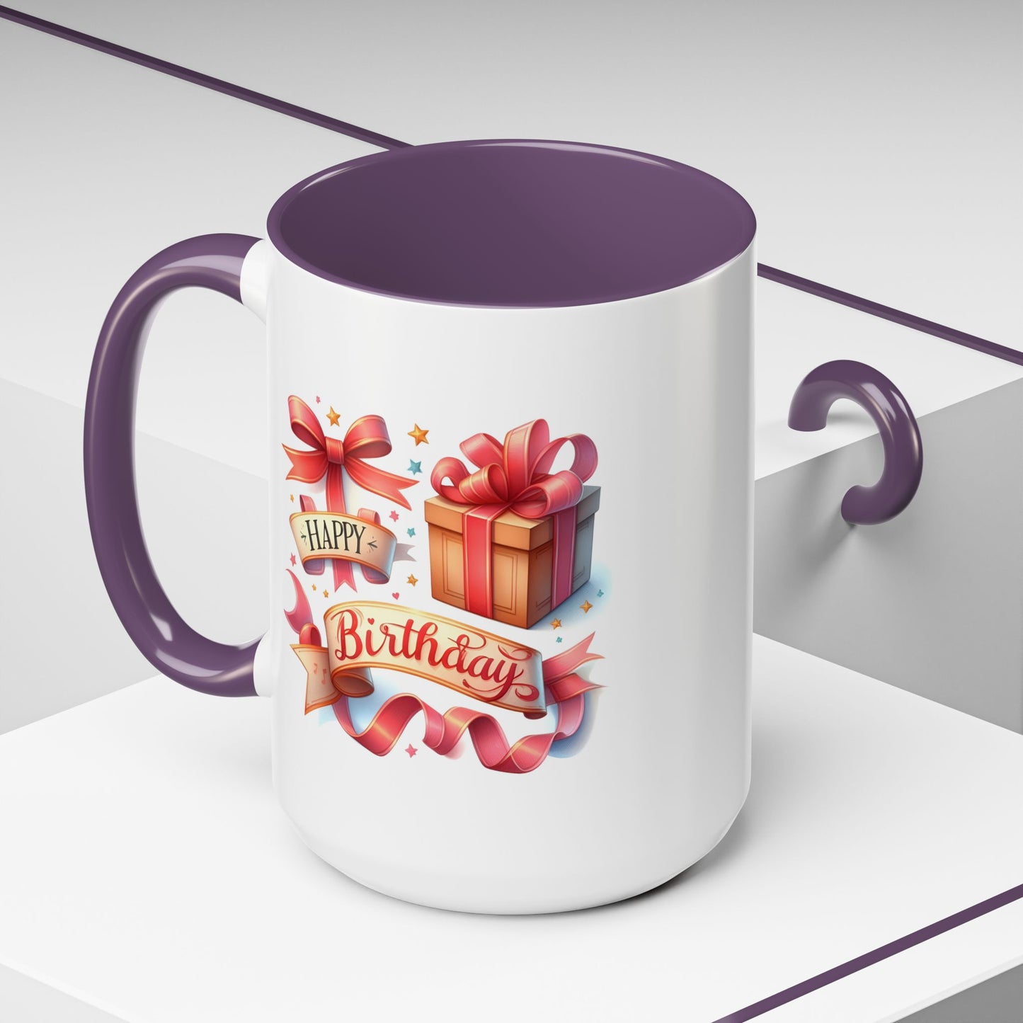 Birthday Mug - Present Ribbon