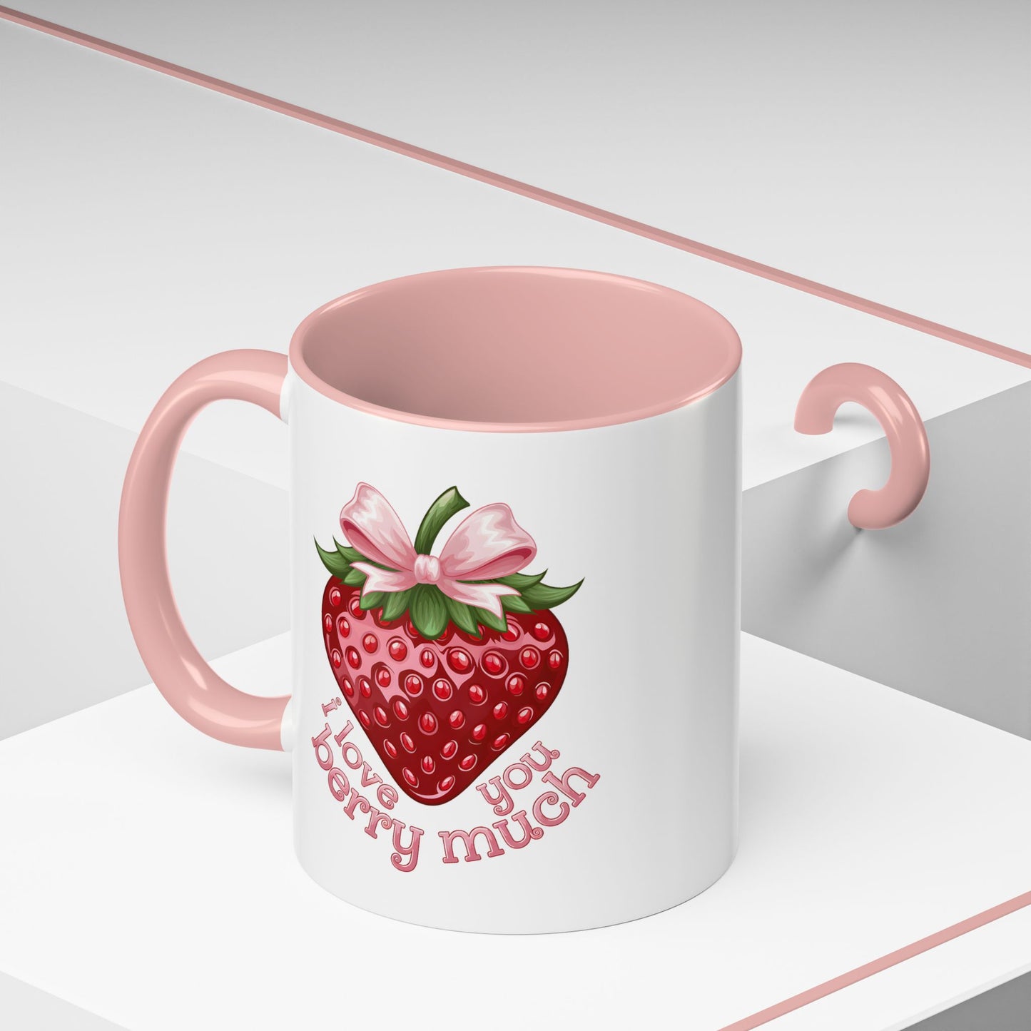 Valentine's Day Mug - I Love You Strawberry