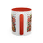Christmas Mug - Candy Cane Lane White Text Ornaments Candy