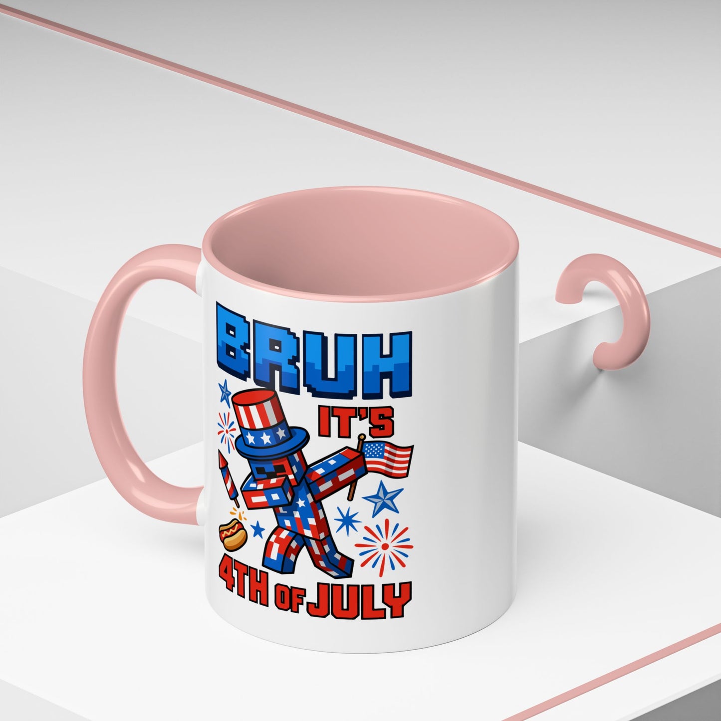 4th of July Mug - Bruh It's 4th of July