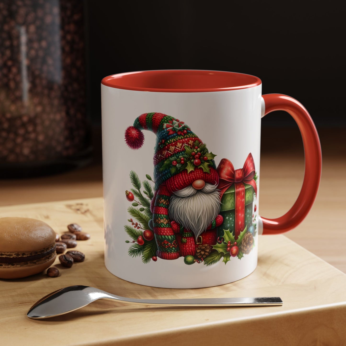 Christmas Mug - Gnome and Present