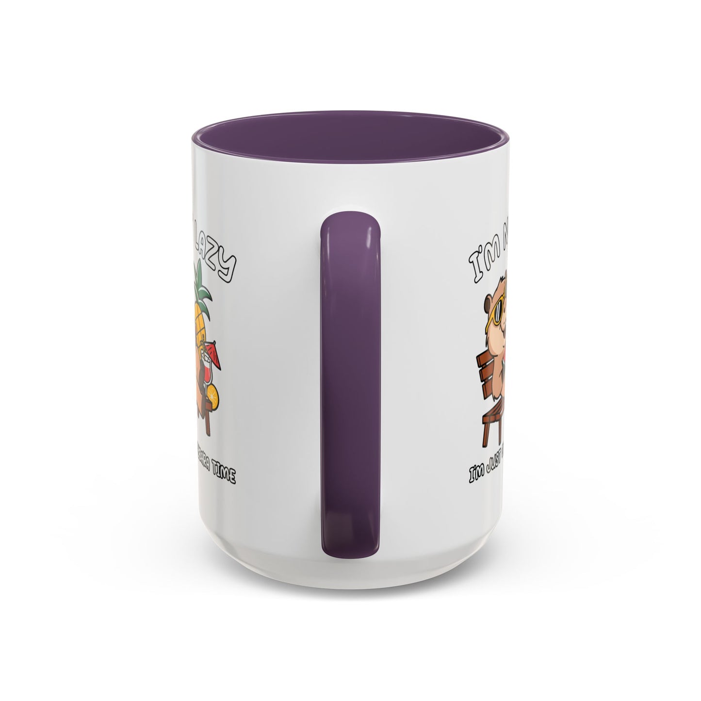 Humor Mug - I'm Not Lazy Capybara