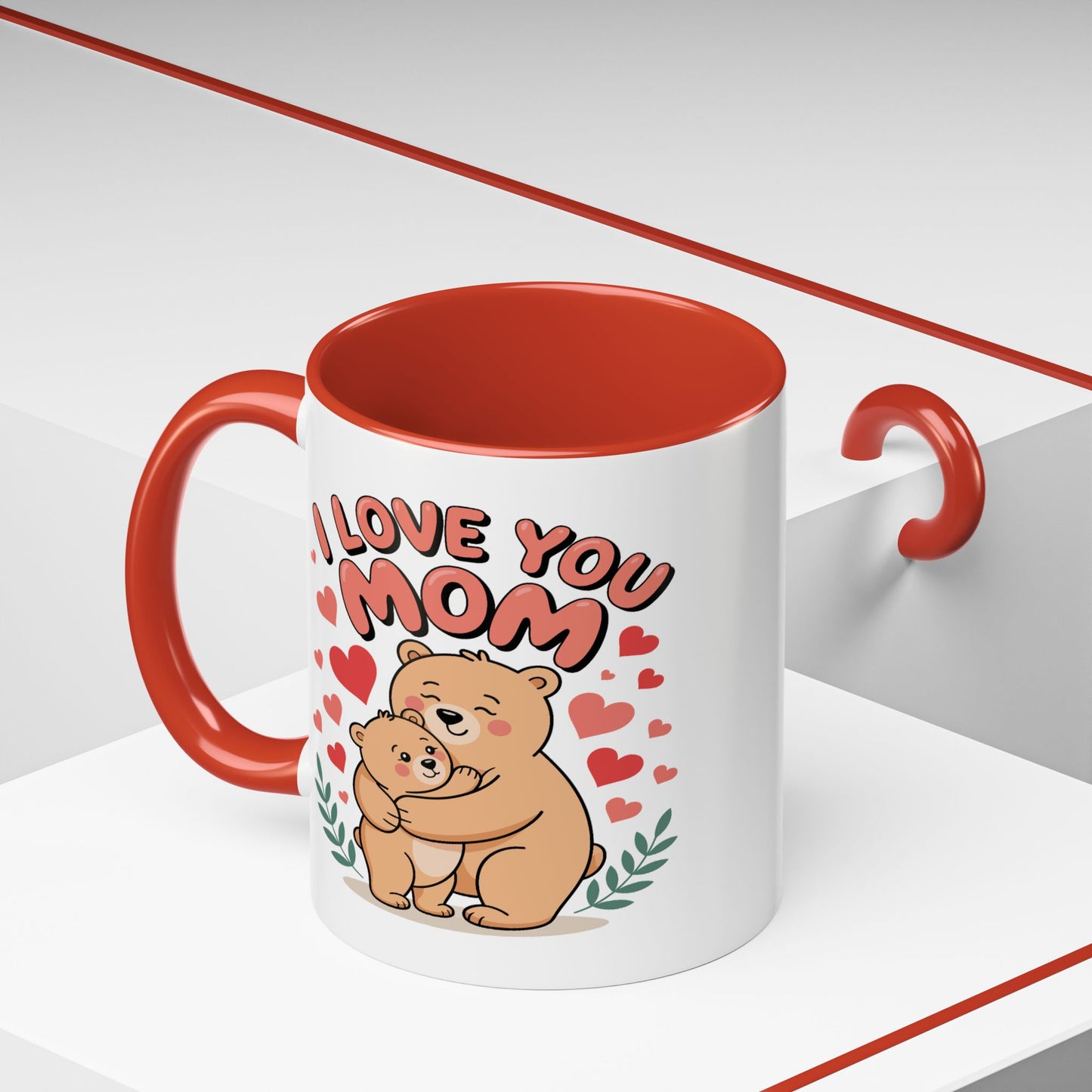 Mother's Day Mug - I Love You Mom Bear