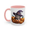 Halloween Mug - Witch Cat Hiding In Pumpkins