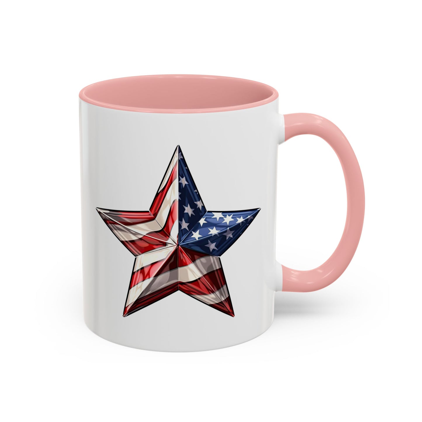 4th of July Mug - American Flag Star 3