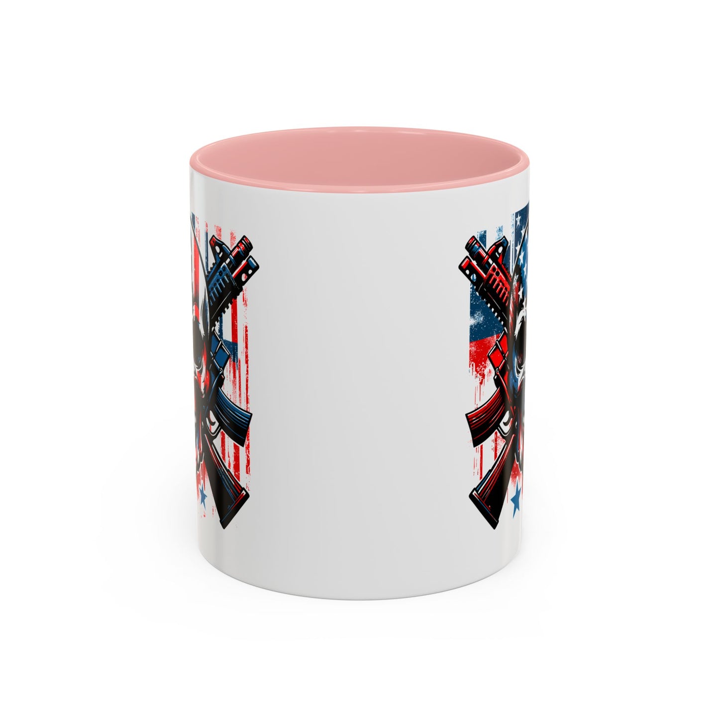 4th of July Mug - Skull With American Flag