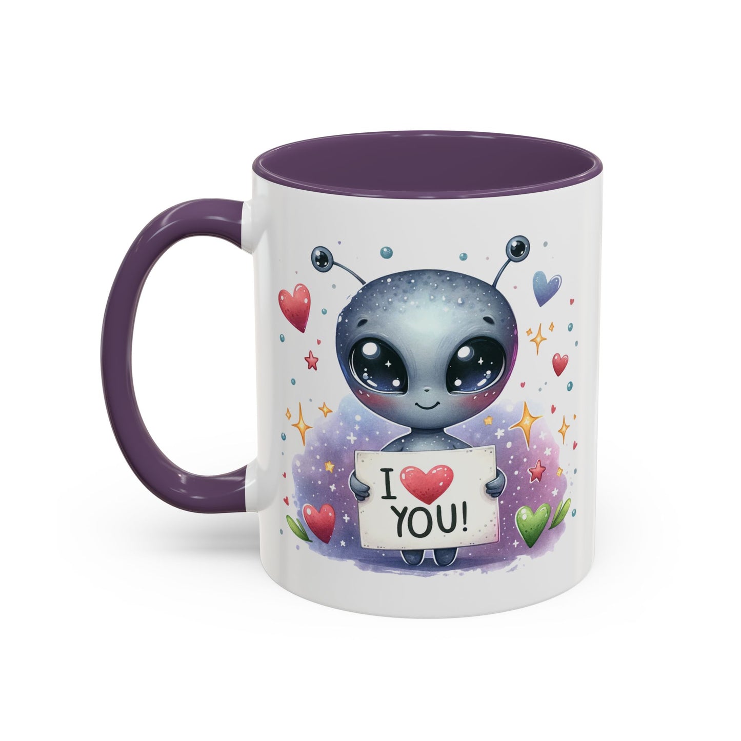 Valentine's Day Mug - I Love You Alien