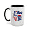 4th of July Mug - Love 4th of July