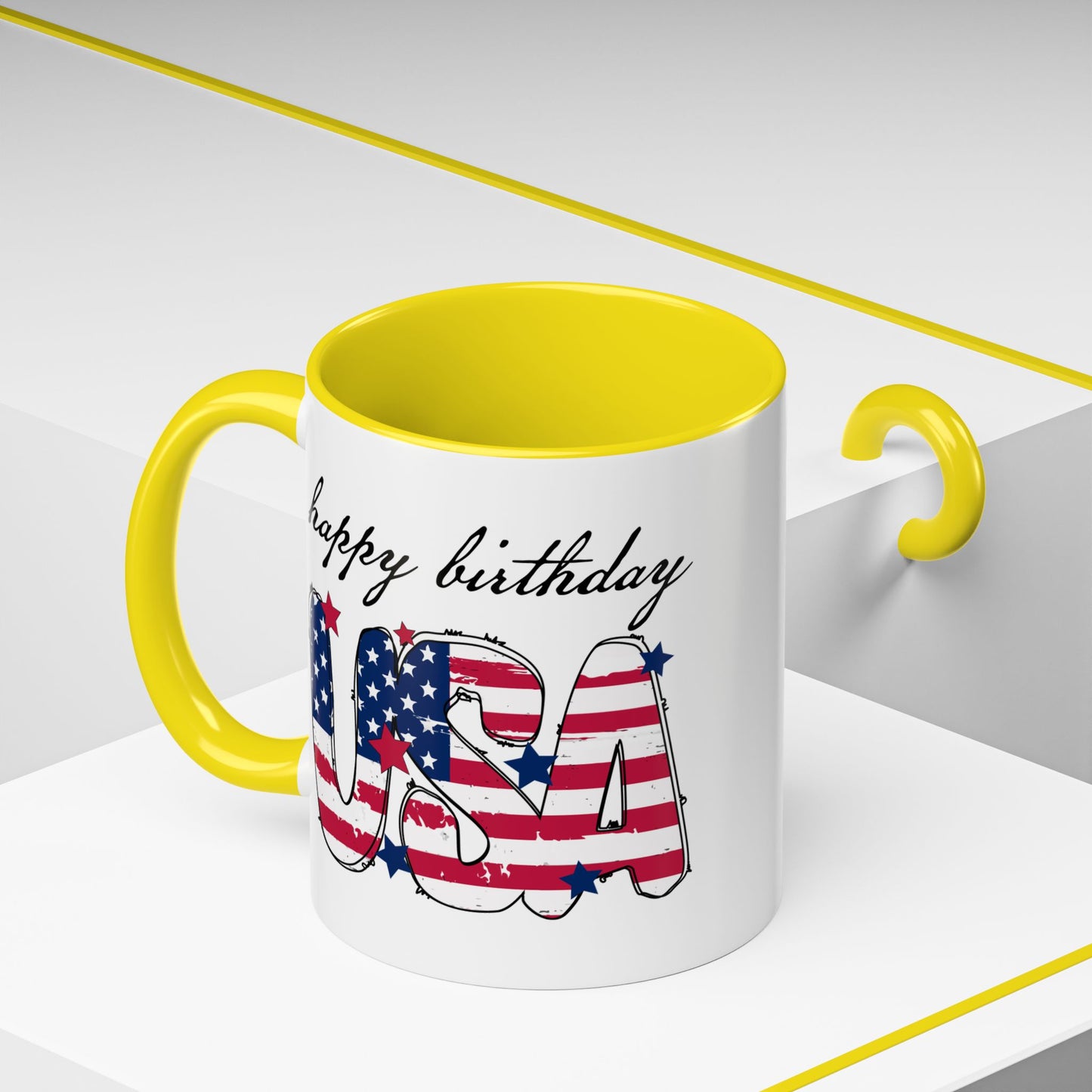 4th of July Mug - Happy Birthday USA