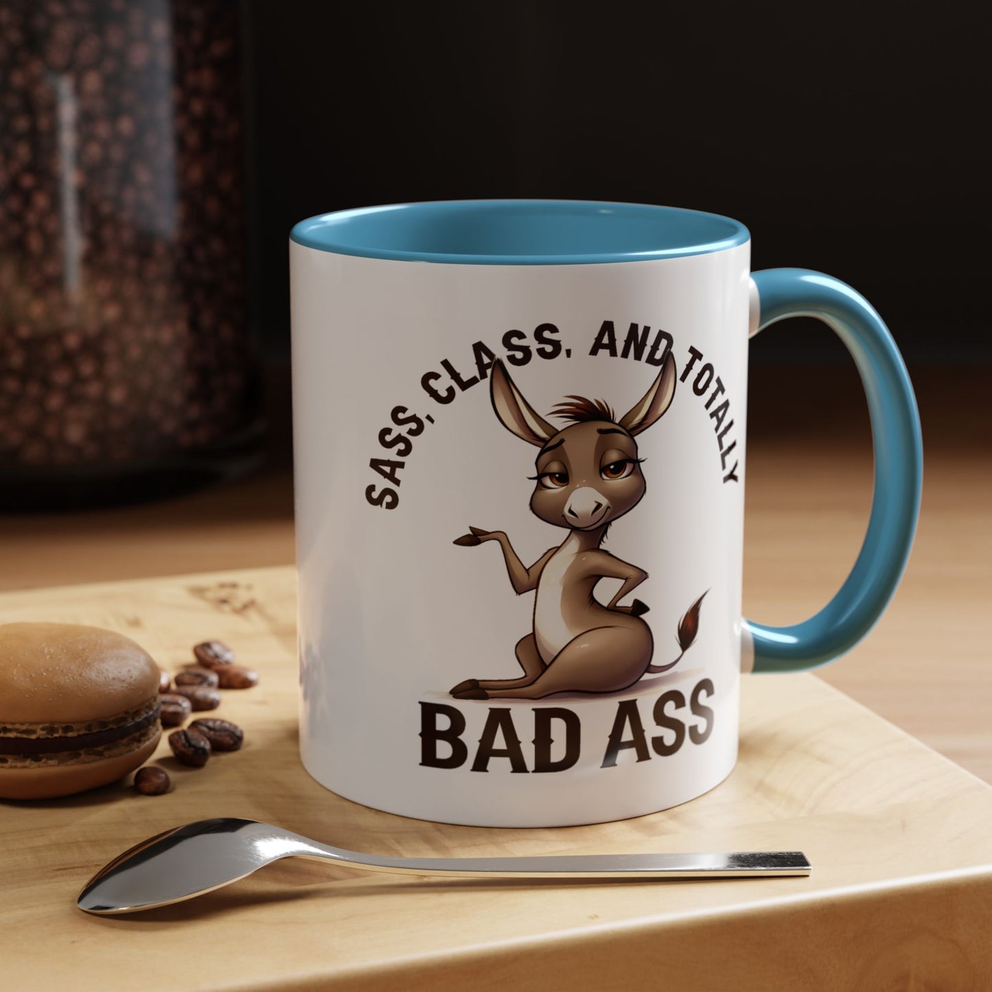Humor Mug - Sass, Class And Totally Bad Ass Female