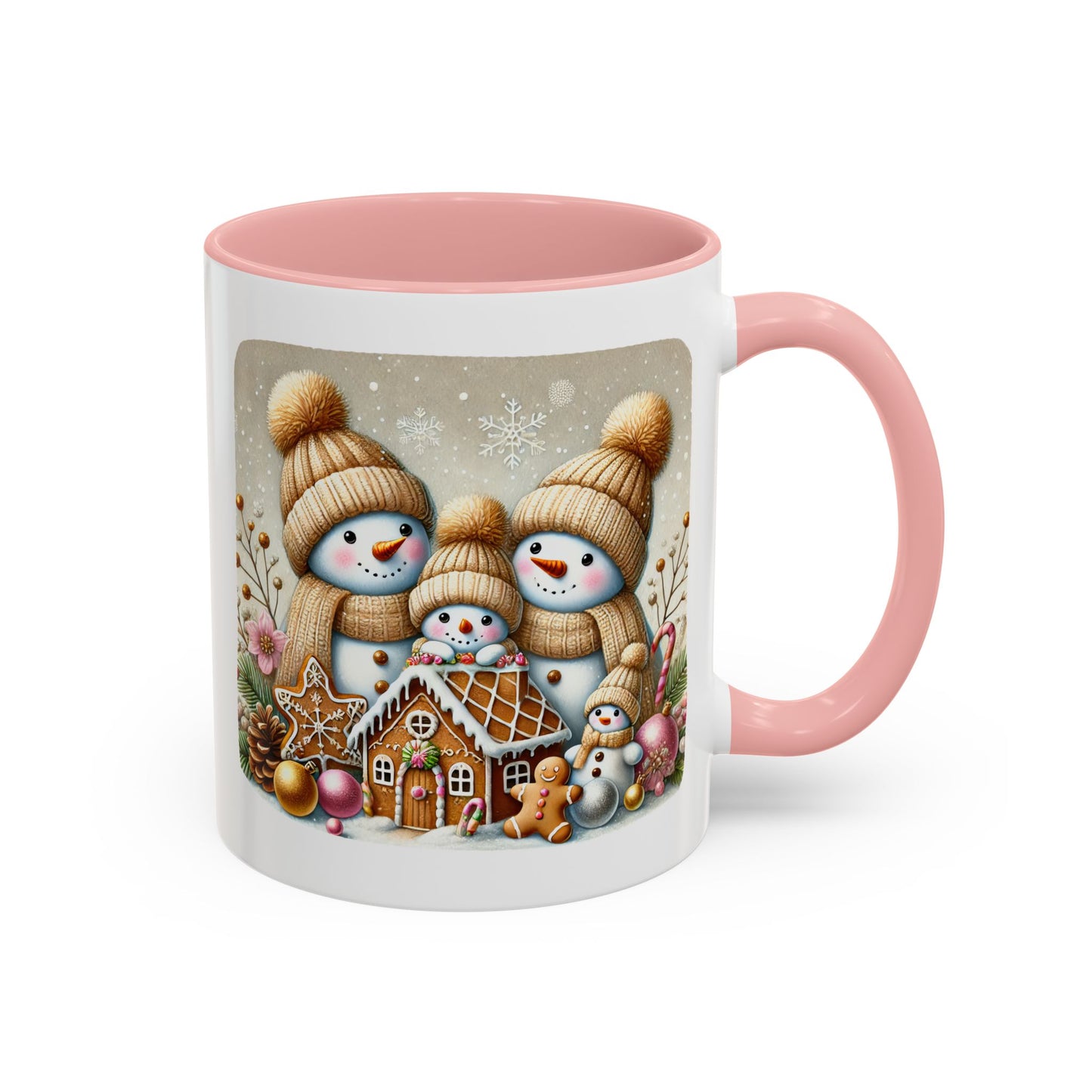Christmas Mug - Gingerbread Snowman Family 2