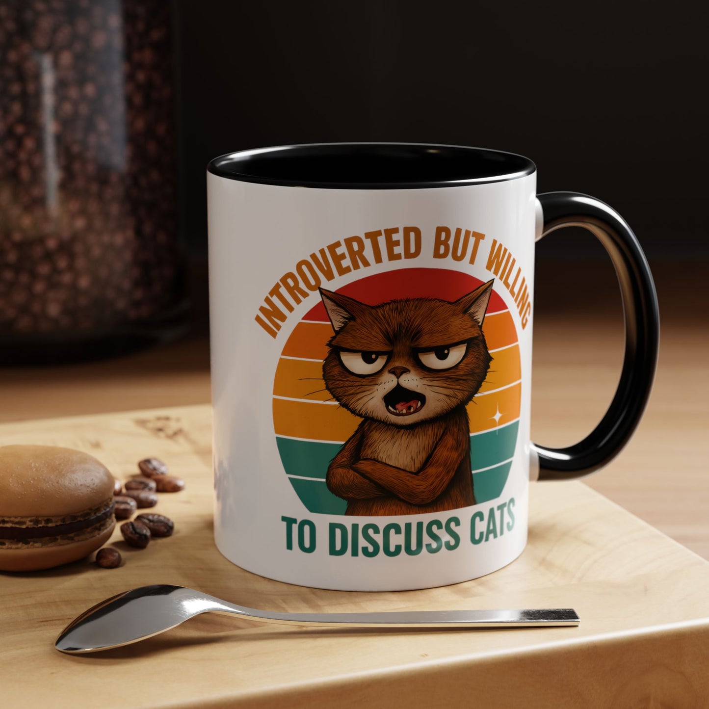 Animal Mug - Introverted But Willing To Discuss Cats
