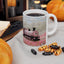 Artistic Mug - Felted Train 2
