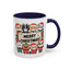 Christmas Mug - Merry Christmas Black Text Cute Animals