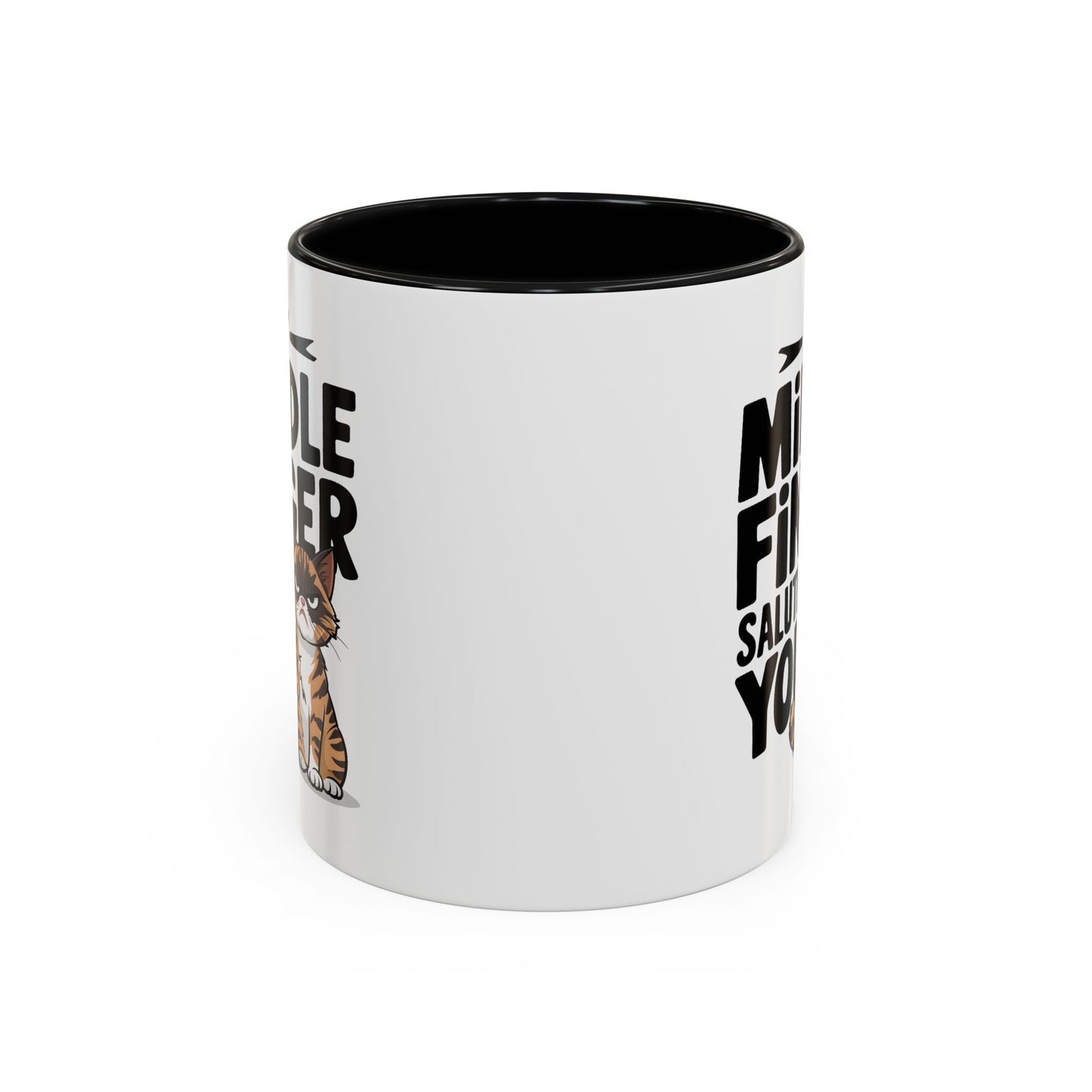 Humor Mug - My Middle Finger Salutes You