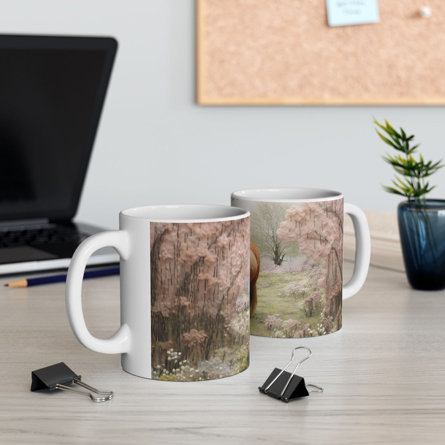 Artistic Mug - Felted Horse 3
