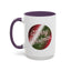 Christmas Mug - Merry Christmas White and Red Text Decoration