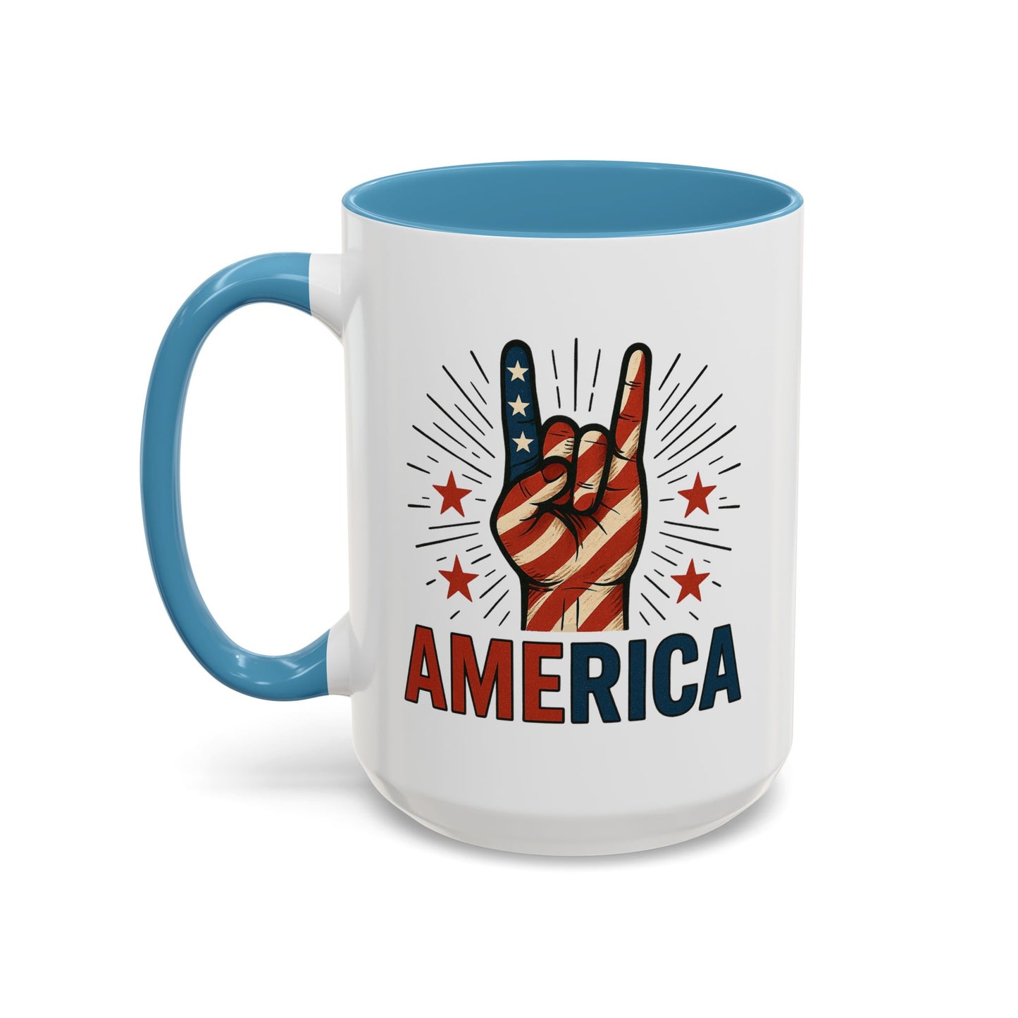 4th of July Mug - America Rock On