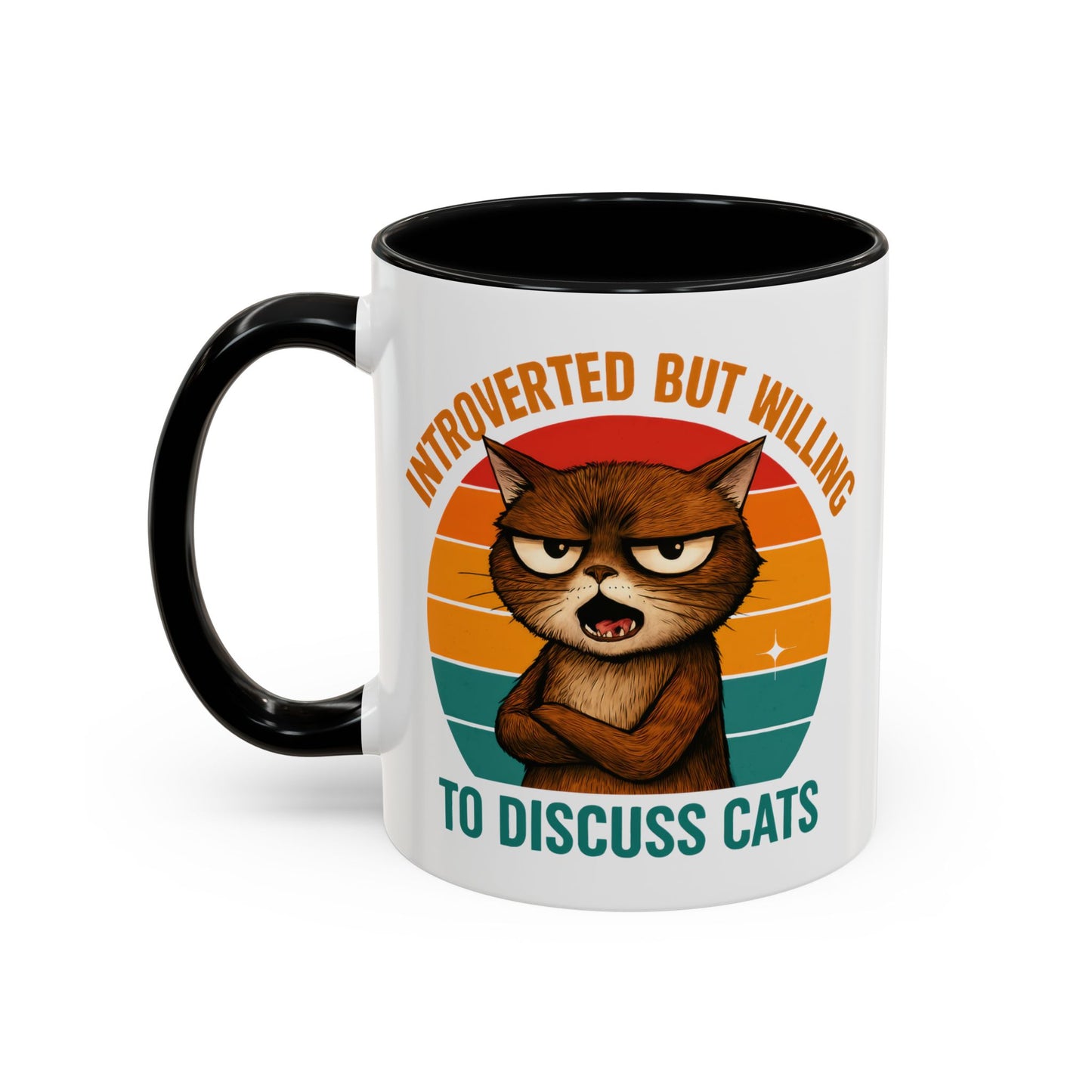 Animal Mug - Introverted But Willing To Discuss Cats