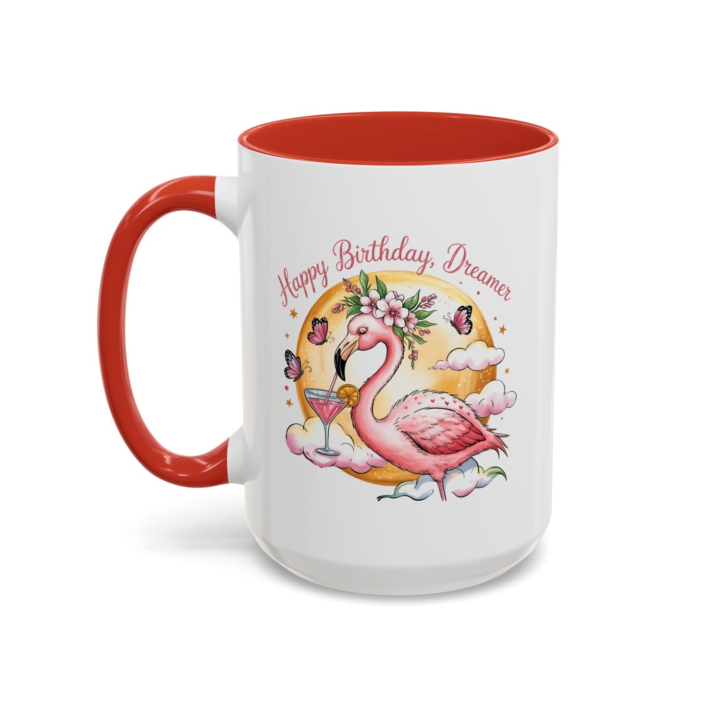Birthday Mug - Pink Flamingo