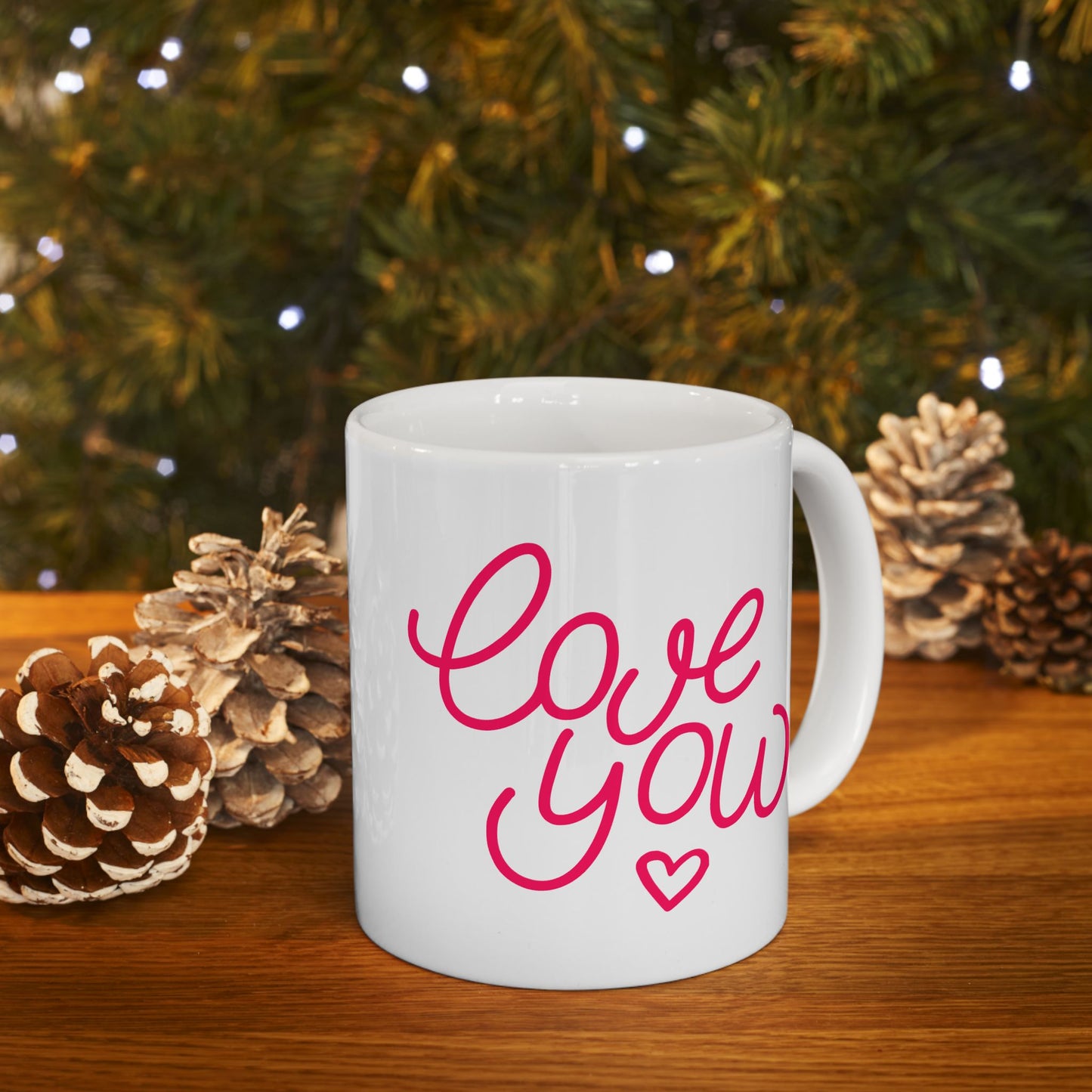 Anniversary Mug - Love You Hand Lettering