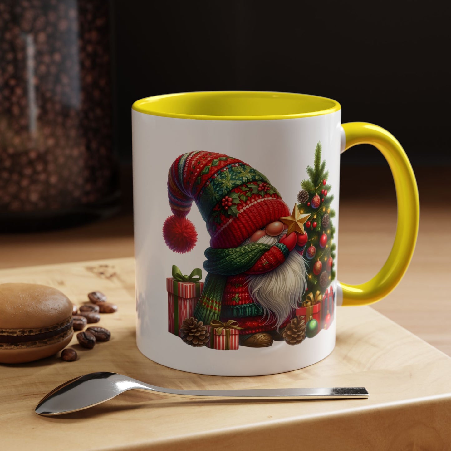 Christmas Mug - Gnome with Christmas Tree Star