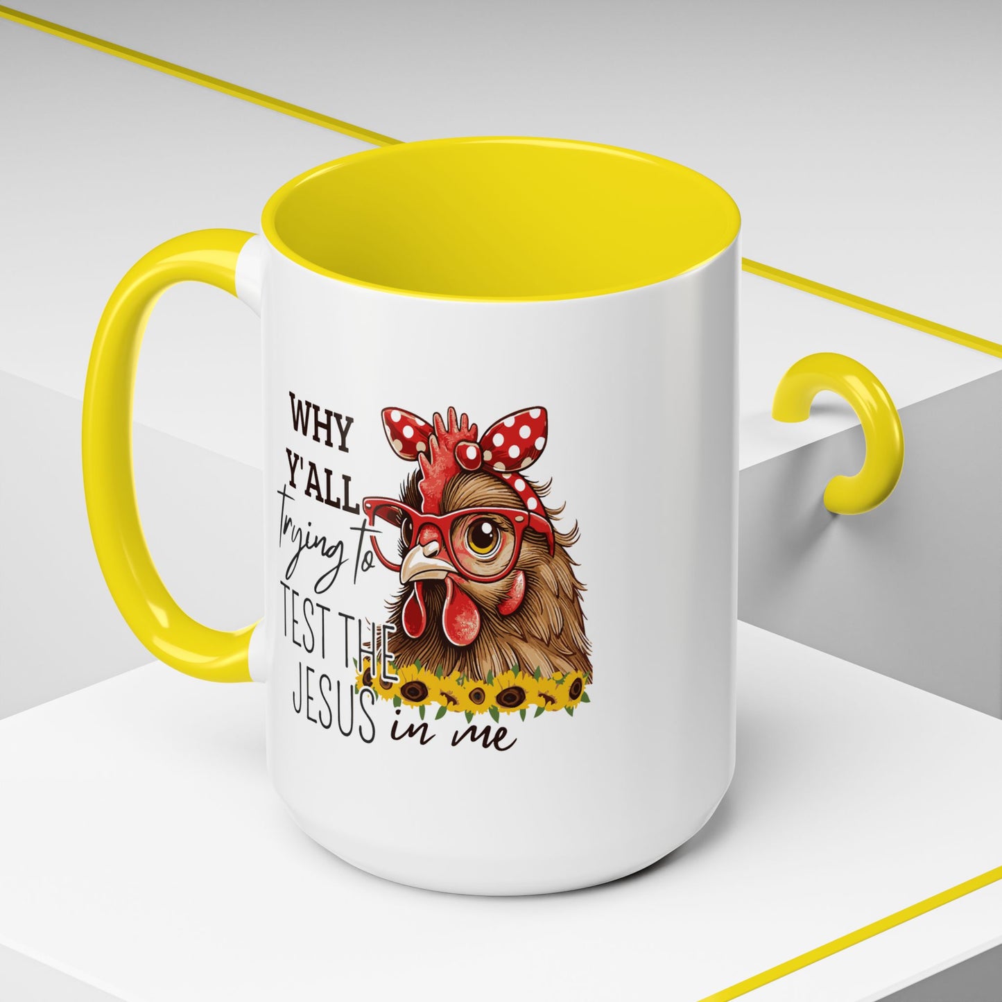 Humor Mug - Why Y'all Trying