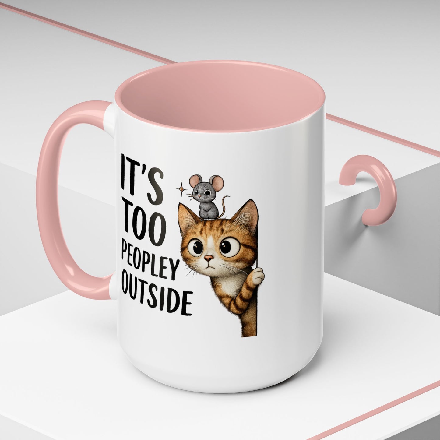 Animal Mug - It's Too Peopley Outside