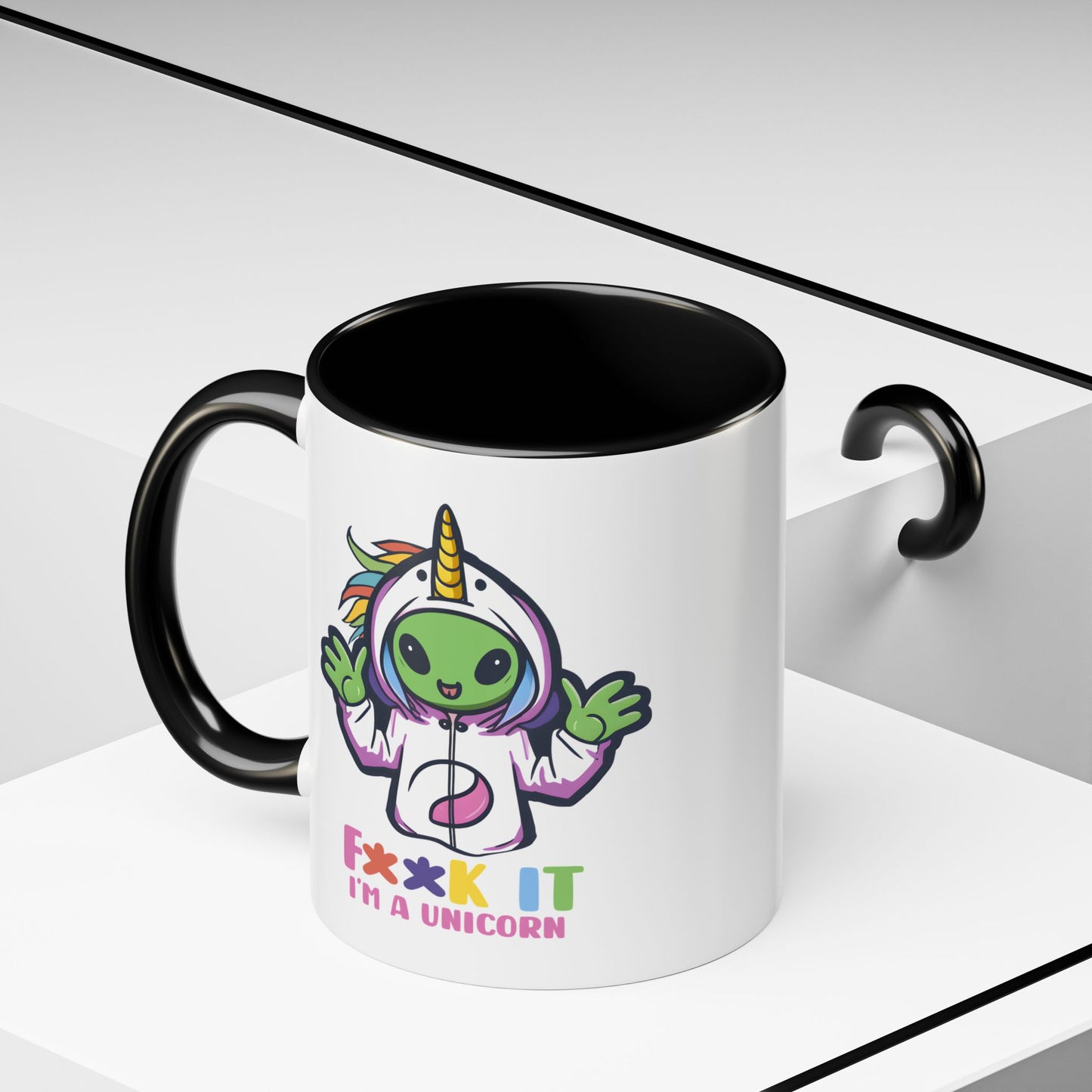 Alien Mug - F**K It I'm A Unicorn