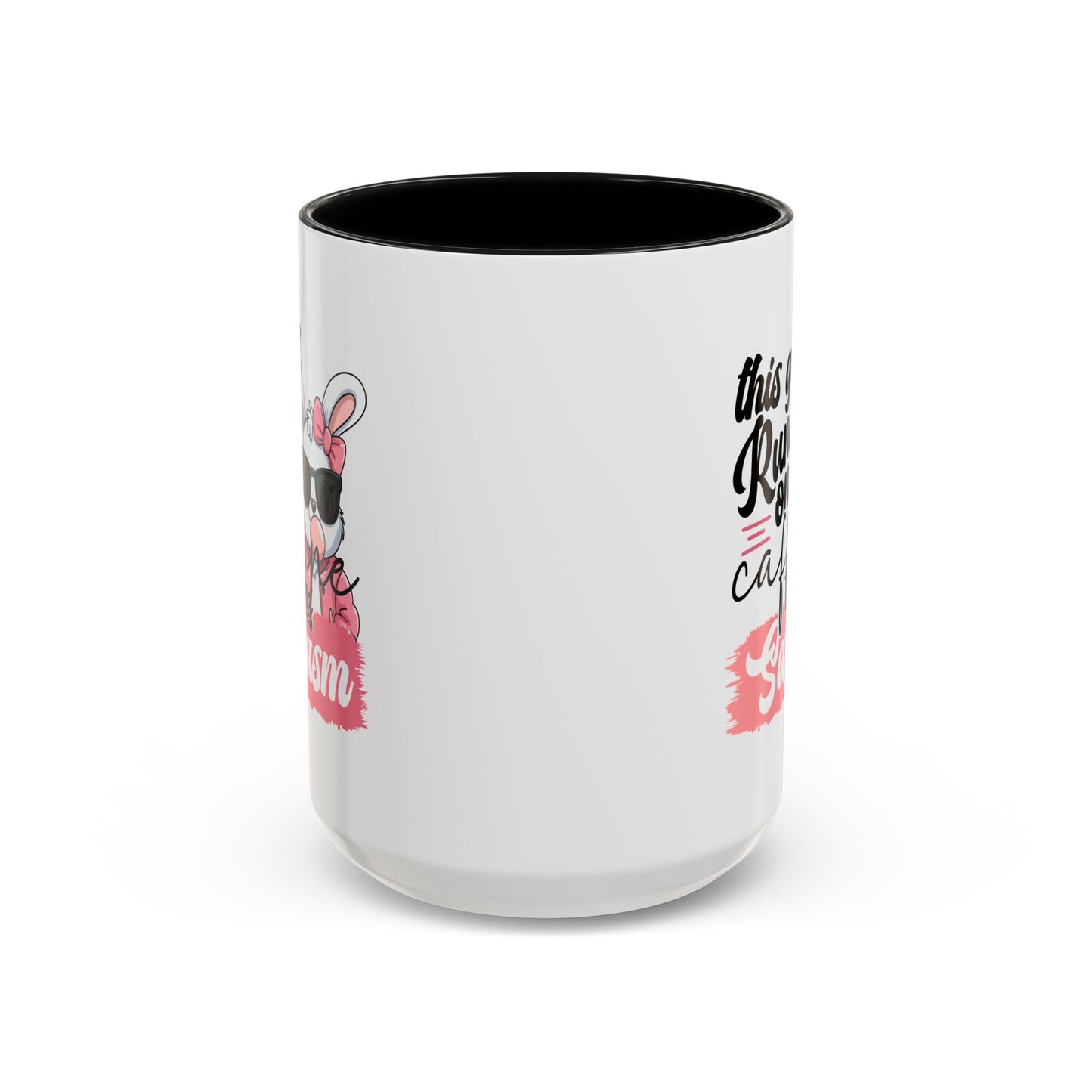 Humor Mug - This Girl Runs on Caffeine & Sarcasm
