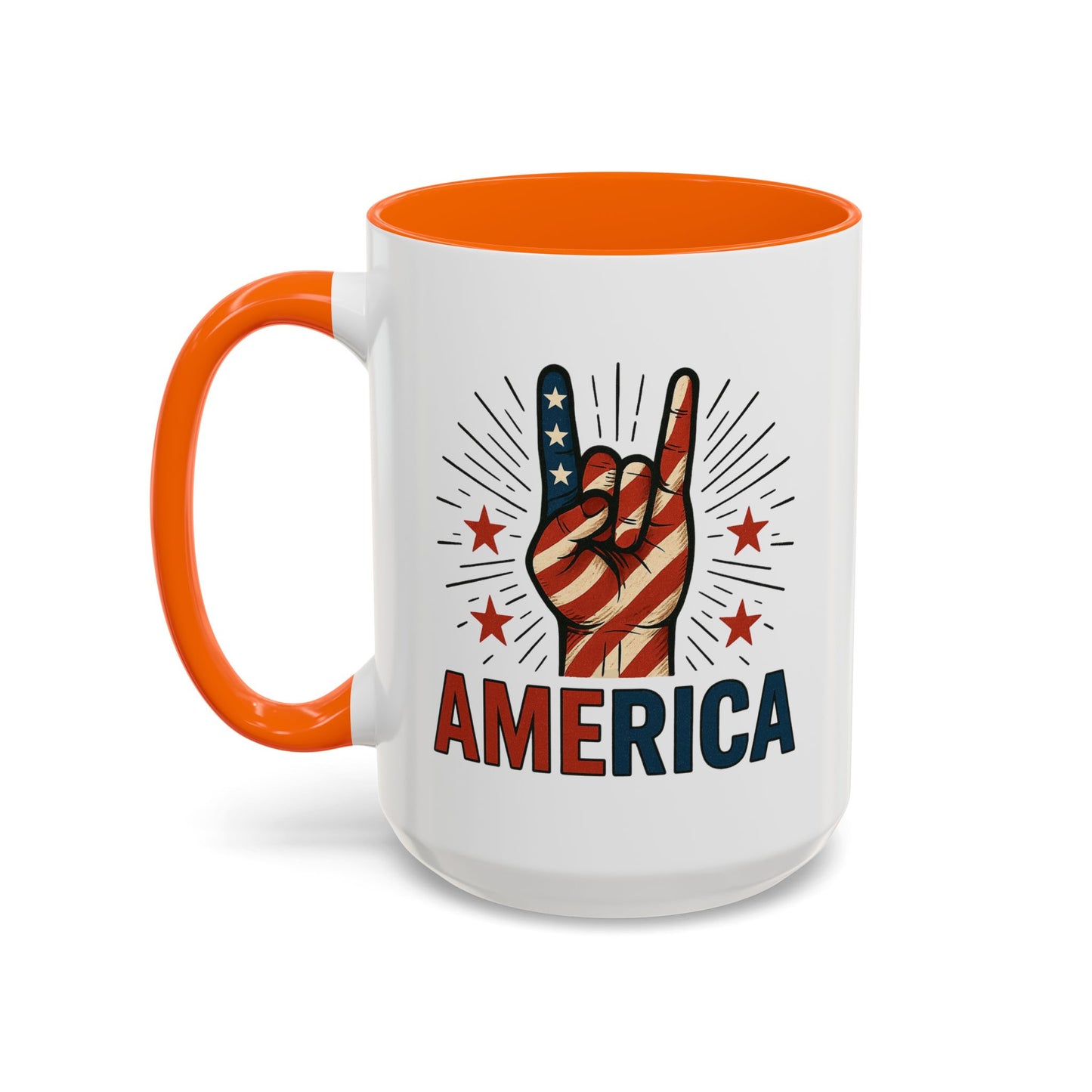 4th of July Mug - America Rock On