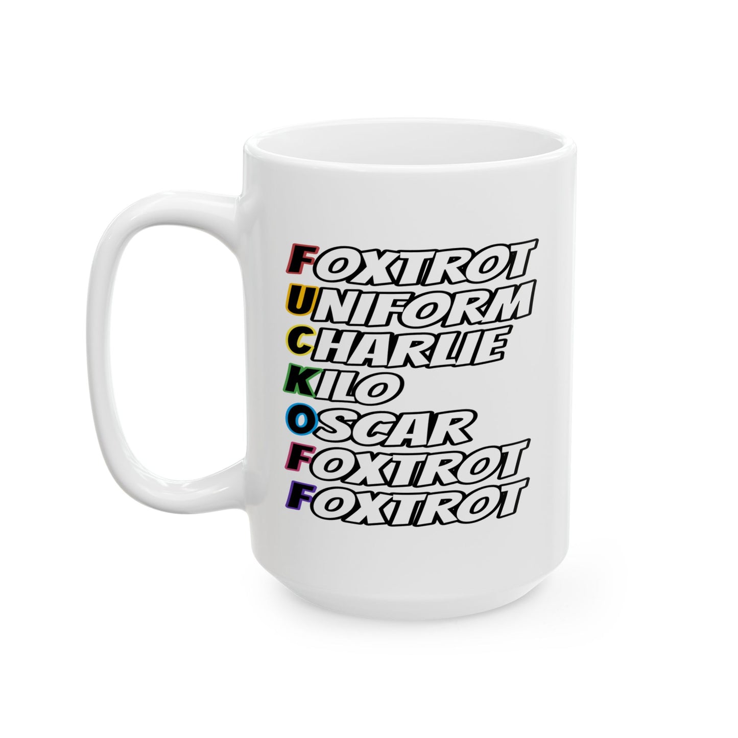Adult Mug - Phonetic Fuck Off