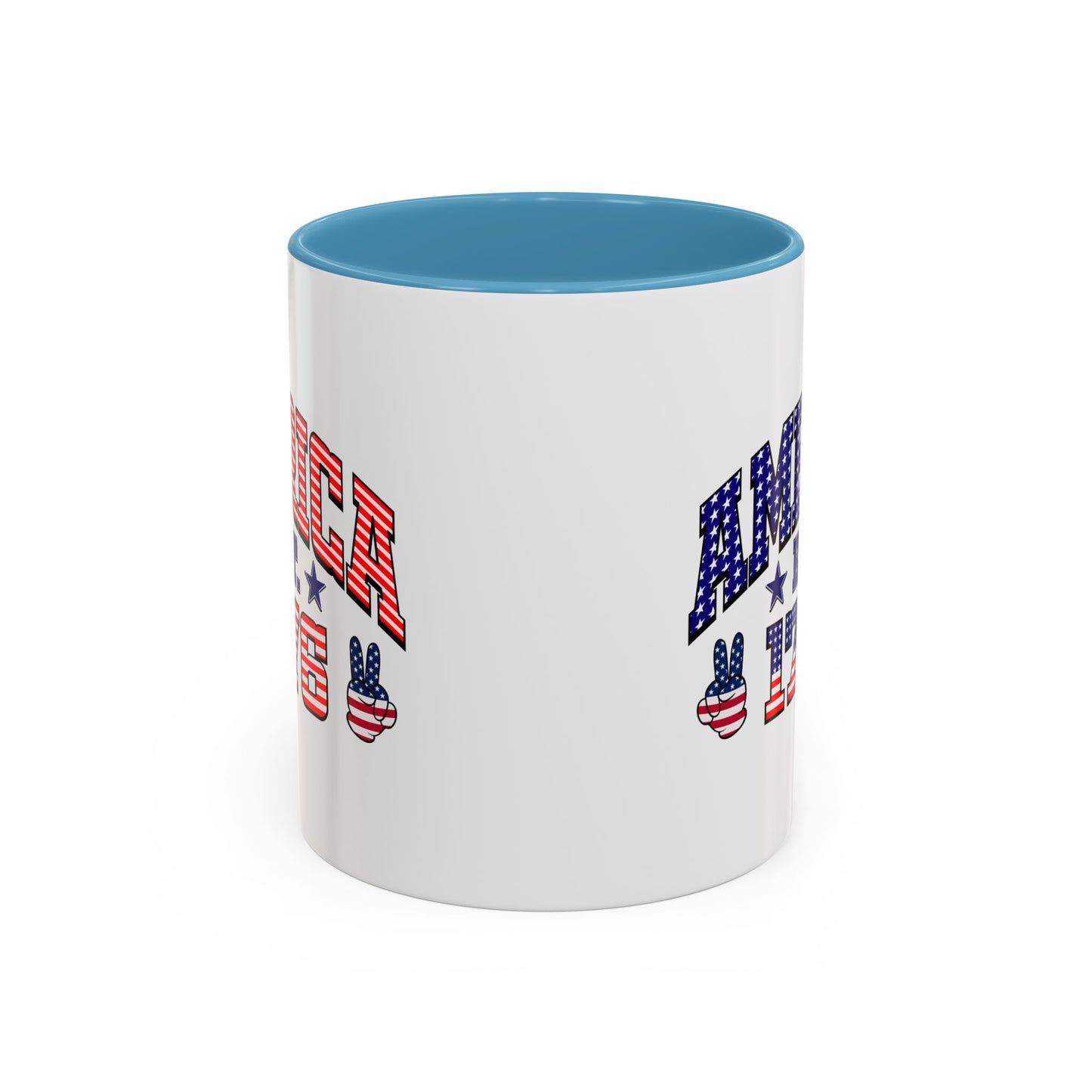 4th of July Mug - American Est 1776 Patriotic Flag