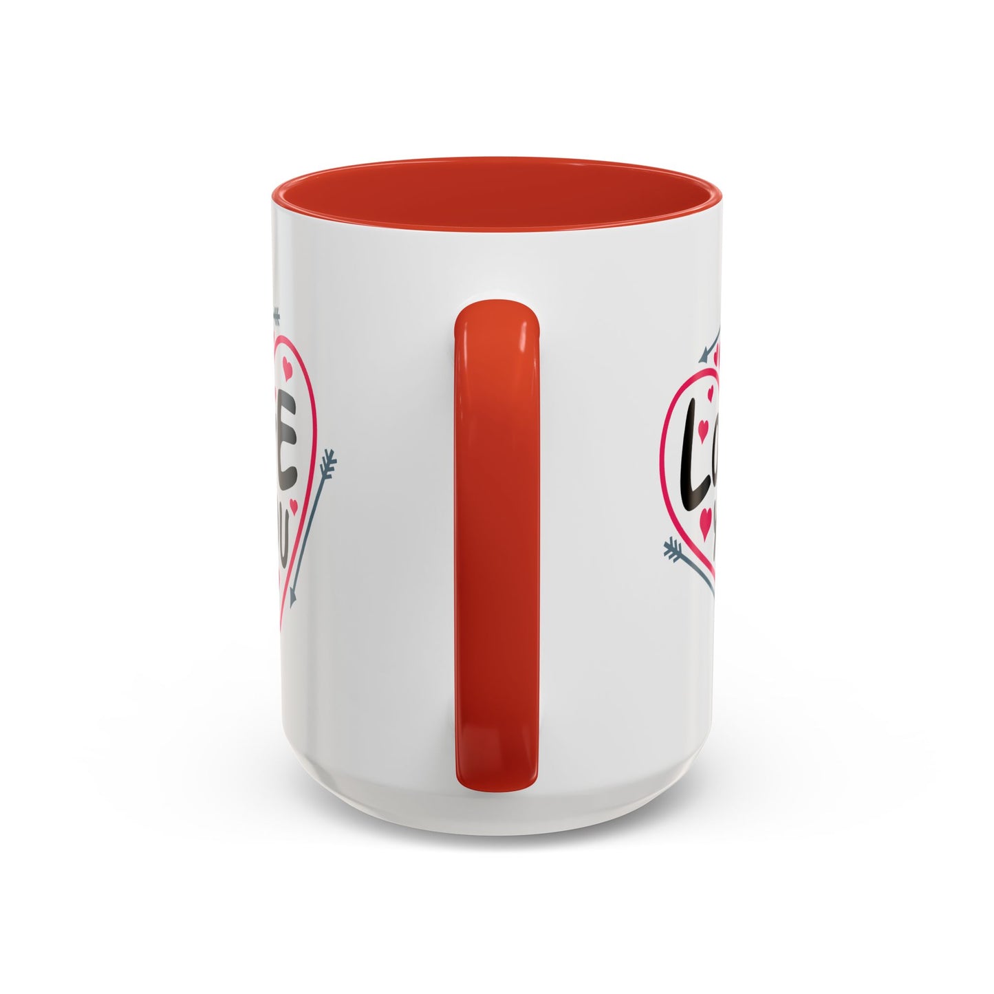 Valentine's Day Mug - Love You Heart Arrows
