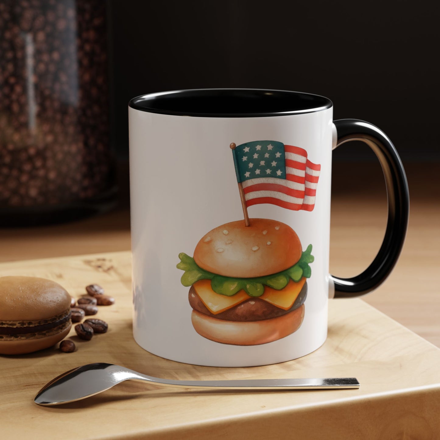 4th of July - Burger Flag