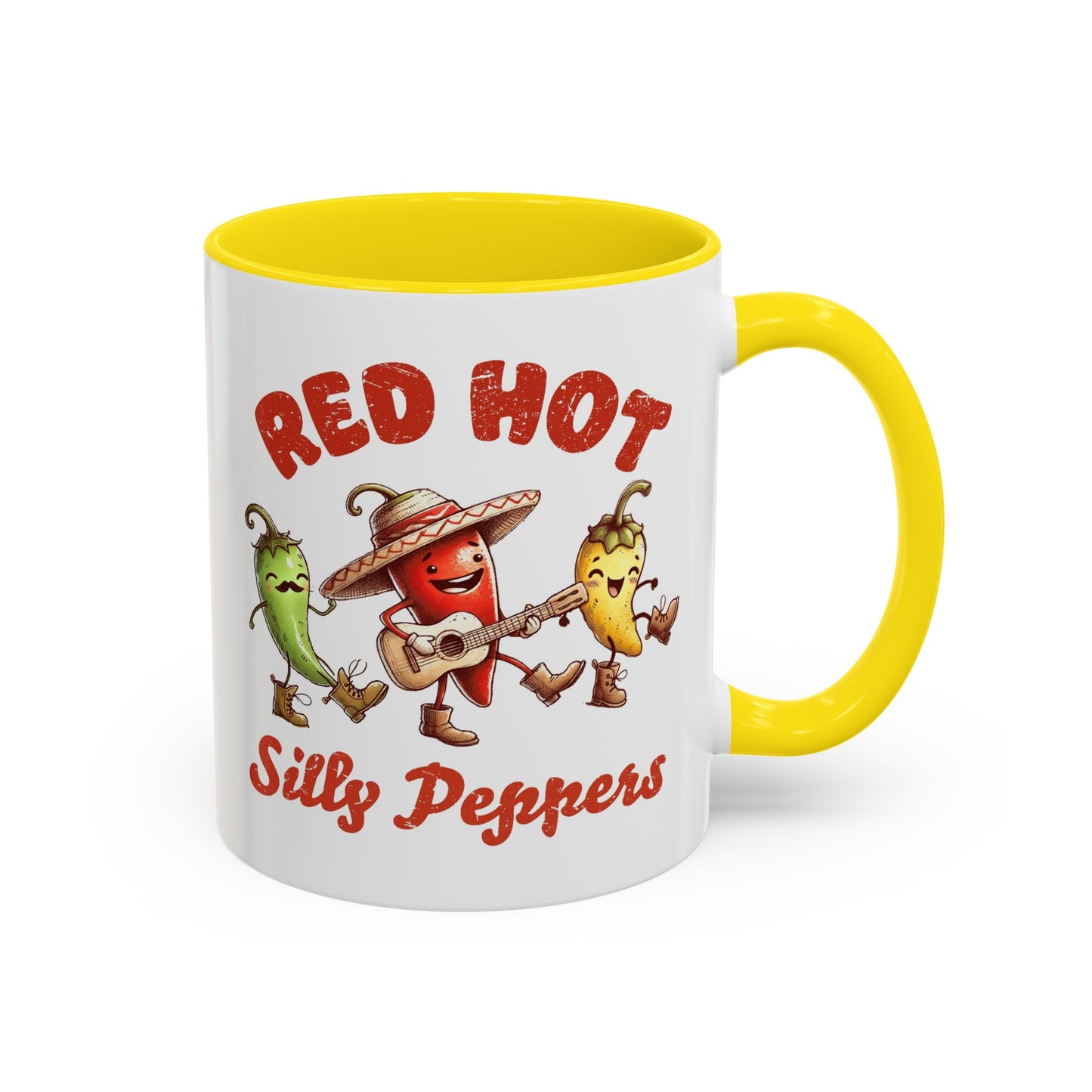 Humor Mug - Red Hot Silly Peppers