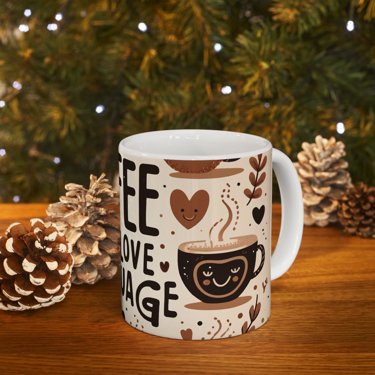 Artistic Mug - Coffee is My Love Language