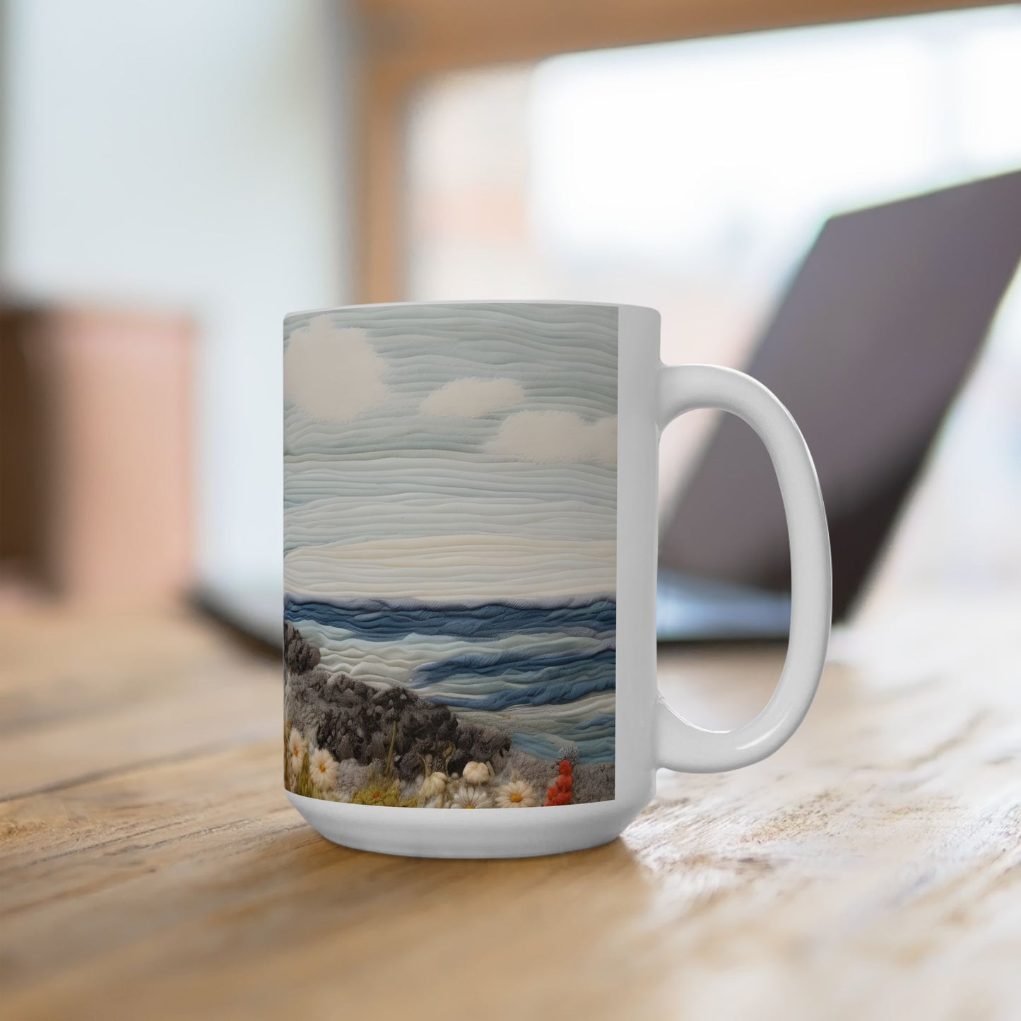 Artistic Mug - Felted Lighthouse 6