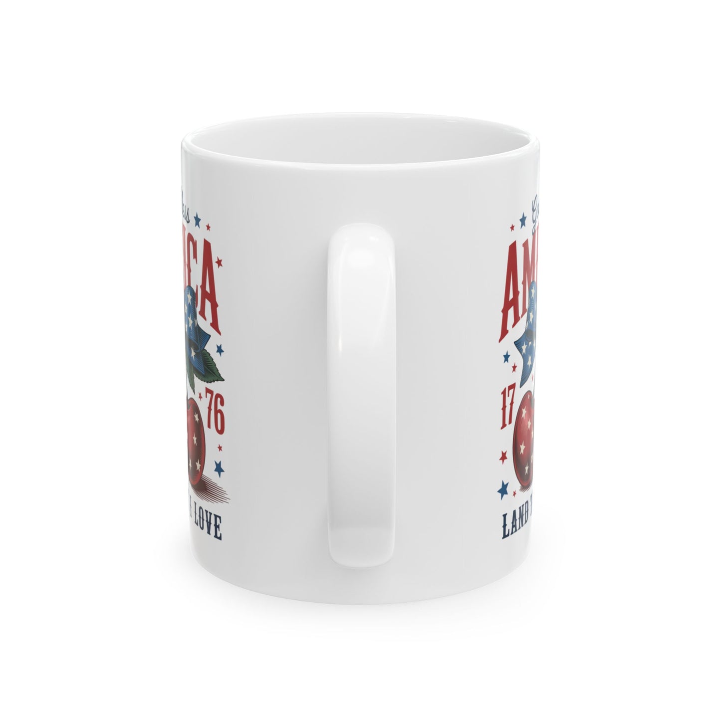 4th of July Mug - God Bless America Cherry