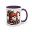 Christmas Mug - Gnome Candy Cane and Presents