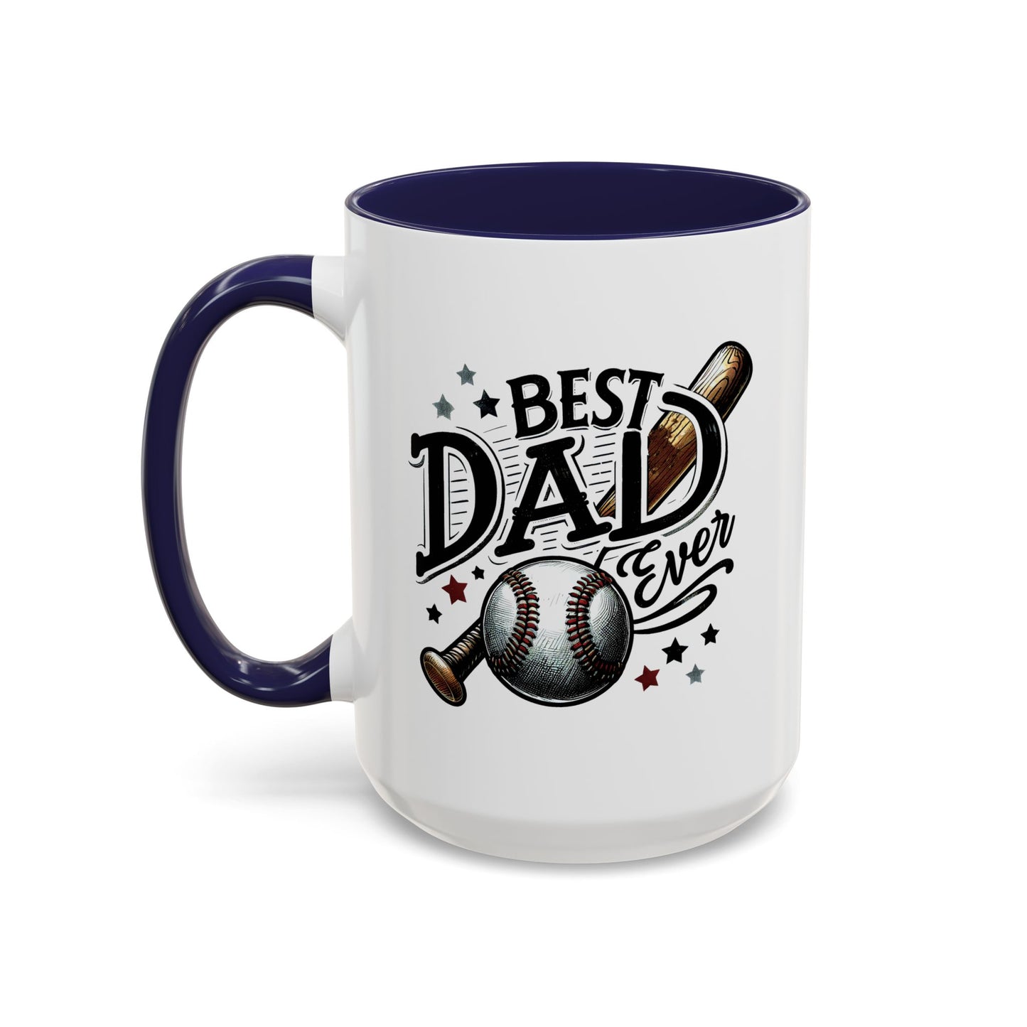 Father's Day Mug - Best Dad Ever Baseball