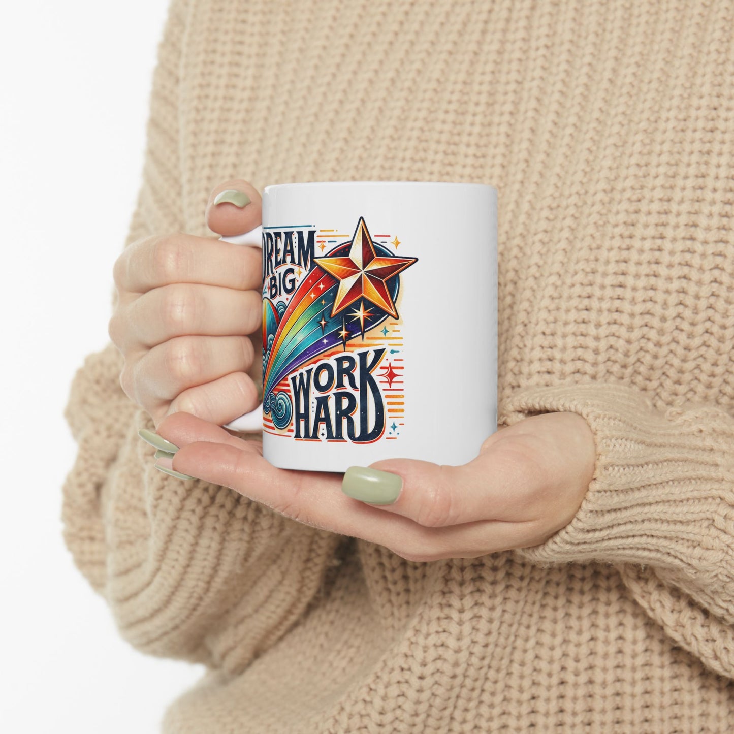 Motivation Mug - Dream Big work Hard 2