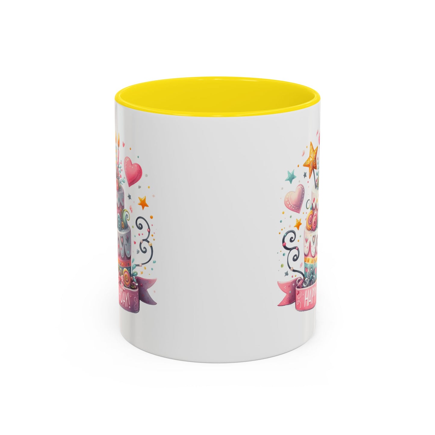 Birthday Mug - Happy Birthday Two Tiered Cake