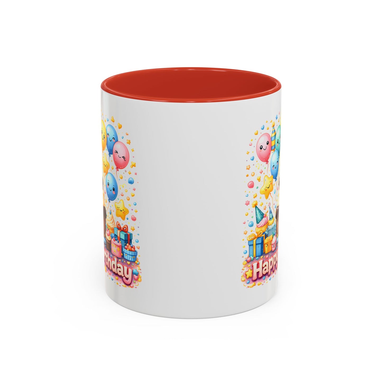 Birthday Mug - Cake and Balloons