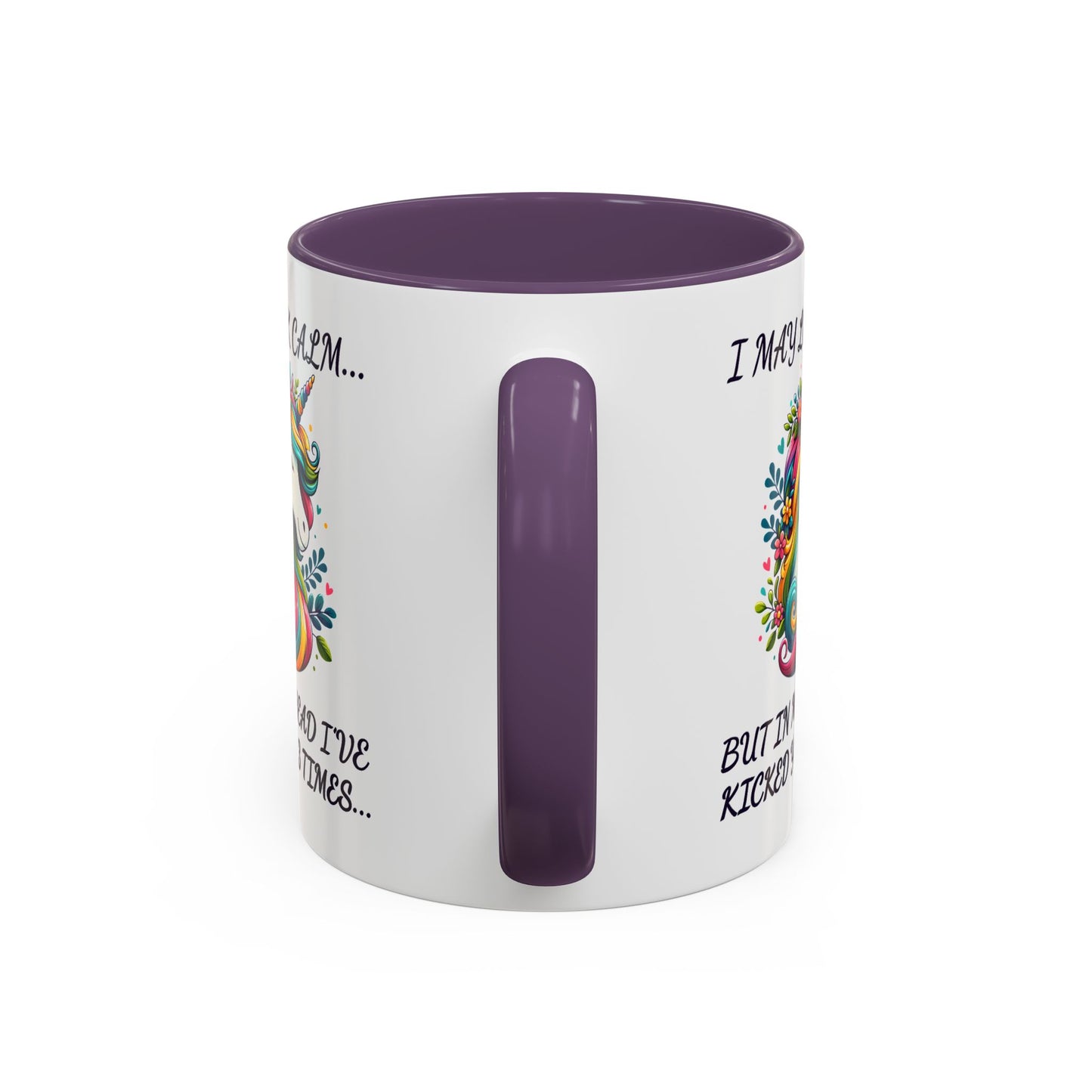 Adult Mug - I may Look Calm Unicorn