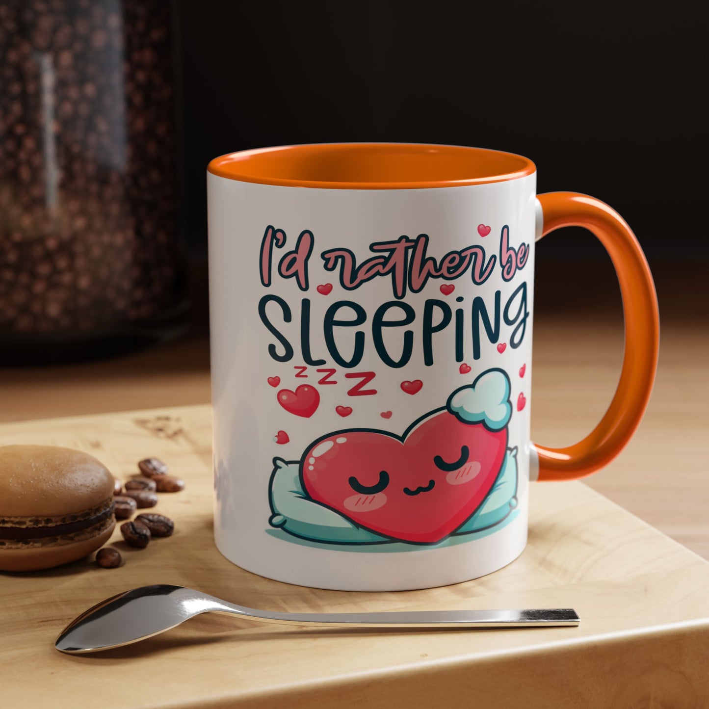 Humor Mug - I'd Rather Be Sleeping Heart
